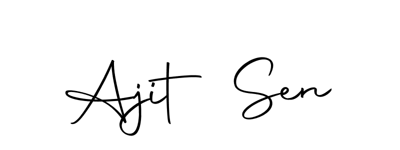 This is the best signature style for the Ajit Sen name. Also you like these signature font (Autography-DOLnW). Mix name signature. Ajit Sen signature style 10 images and pictures png
