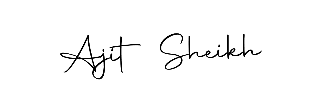 if you are searching for the best signature style for your name Ajit Sheikh. so please give up your signature search. here we have designed multiple signature styles  using Autography-DOLnW. Ajit Sheikh signature style 10 images and pictures png