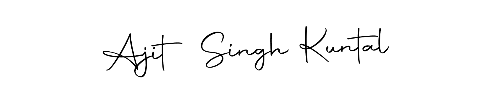 The best way (Autography-DOLnW) to make a short signature is to pick only two or three words in your name. The name Ajit Singh Kuntal include a total of six letters. For converting this name. Ajit Singh Kuntal signature style 10 images and pictures png