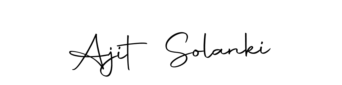 It looks lik you need a new signature style for name Ajit Solanki. Design unique handwritten (Autography-DOLnW) signature with our free signature maker in just a few clicks. Ajit Solanki signature style 10 images and pictures png