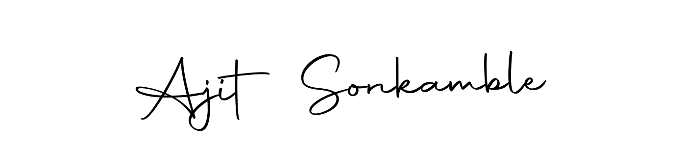 It looks lik you need a new signature style for name Ajit Sonkamble. Design unique handwritten (Autography-DOLnW) signature with our free signature maker in just a few clicks. Ajit Sonkamble signature style 10 images and pictures png