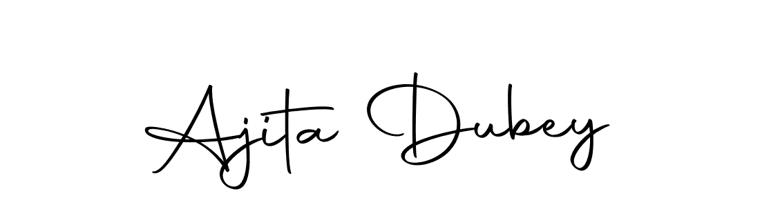 Ajita Dubey stylish signature style. Best Handwritten Sign (Autography-DOLnW) for my name. Handwritten Signature Collection Ideas for my name Ajita Dubey. Ajita Dubey signature style 10 images and pictures png