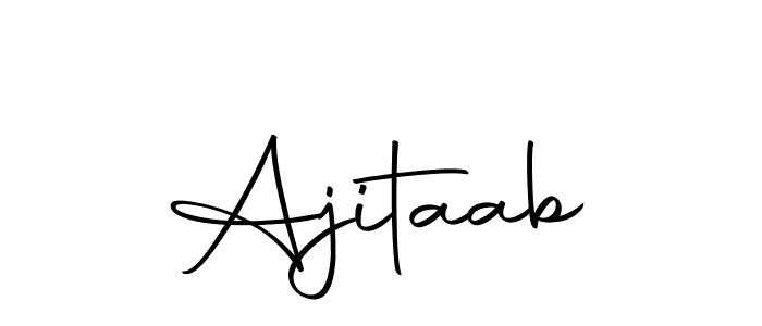 Use a signature maker to create a handwritten signature online. With this signature software, you can design (Autography-DOLnW) your own signature for name Ajitaab. Ajitaab signature style 10 images and pictures png