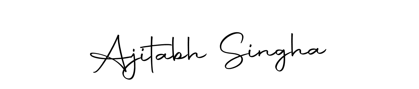 Also we have Ajitabh Singha name is the best signature style. Create professional handwritten signature collection using Autography-DOLnW autograph style. Ajitabh Singha signature style 10 images and pictures png