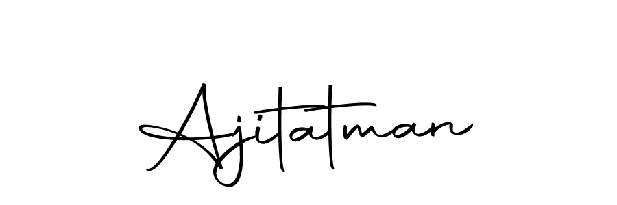 Use a signature maker to create a handwritten signature online. With this signature software, you can design (Autography-DOLnW) your own signature for name Ajitatman. Ajitatman signature style 10 images and pictures png