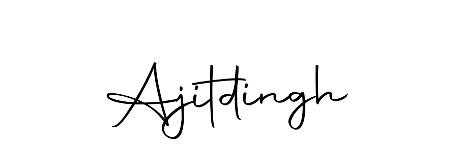 Make a beautiful signature design for name Ajitdingh. Use this online signature maker to create a handwritten signature for free. Ajitdingh signature style 10 images and pictures png