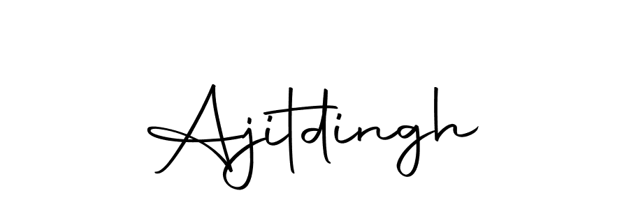 Make a beautiful signature design for name Ajitdingh. Use this online signature maker to create a handwritten signature for free. Ajitdingh signature style 10 images and pictures png