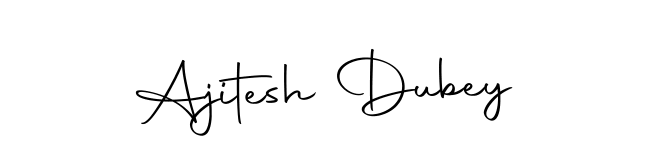 The best way (Autography-DOLnW) to make a short signature is to pick only two or three words in your name. The name Ajitesh Dubey include a total of six letters. For converting this name. Ajitesh Dubey signature style 10 images and pictures png