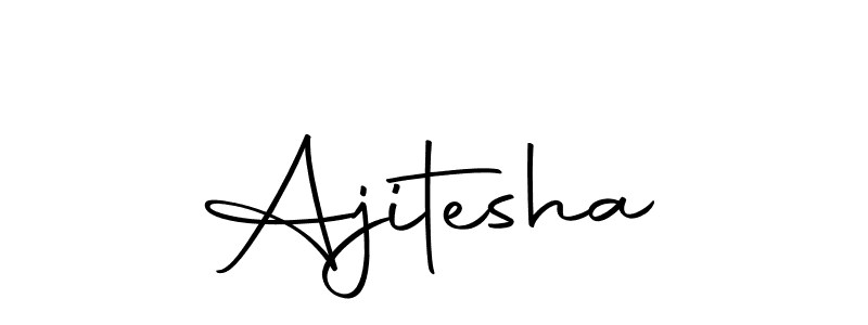 The best way (Autography-DOLnW) to make a short signature is to pick only two or three words in your name. The name Ajitesha include a total of six letters. For converting this name. Ajitesha signature style 10 images and pictures png