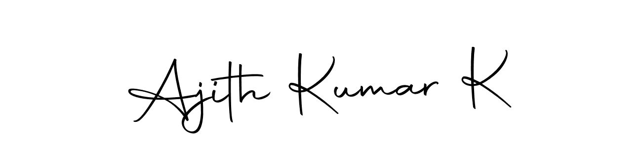 Similarly Autography-DOLnW is the best handwritten signature design. Signature creator online .You can use it as an online autograph creator for name Ajith Kumar K. Ajith Kumar K signature style 10 images and pictures png