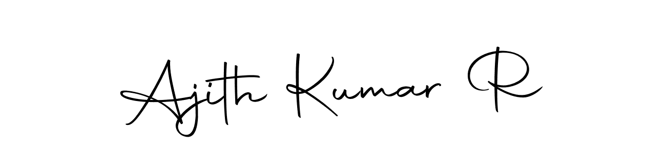 Make a beautiful signature design for name Ajith Kumar R. Use this online signature maker to create a handwritten signature for free. Ajith Kumar R signature style 10 images and pictures png