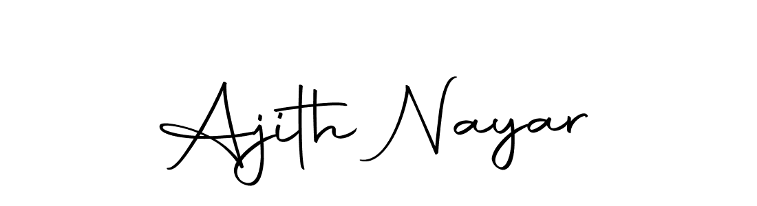The best way (Autography-DOLnW) to make a short signature is to pick only two or three words in your name. The name Ajith Nayar include a total of six letters. For converting this name. Ajith Nayar signature style 10 images and pictures png