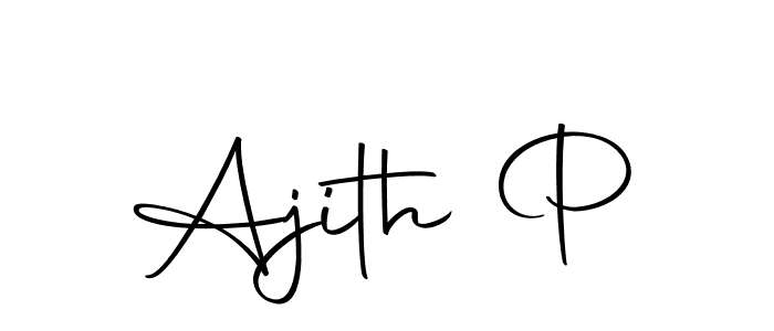 How to make Ajith P signature? Autography-DOLnW is a professional autograph style. Create handwritten signature for Ajith P name. Ajith P signature style 10 images and pictures png