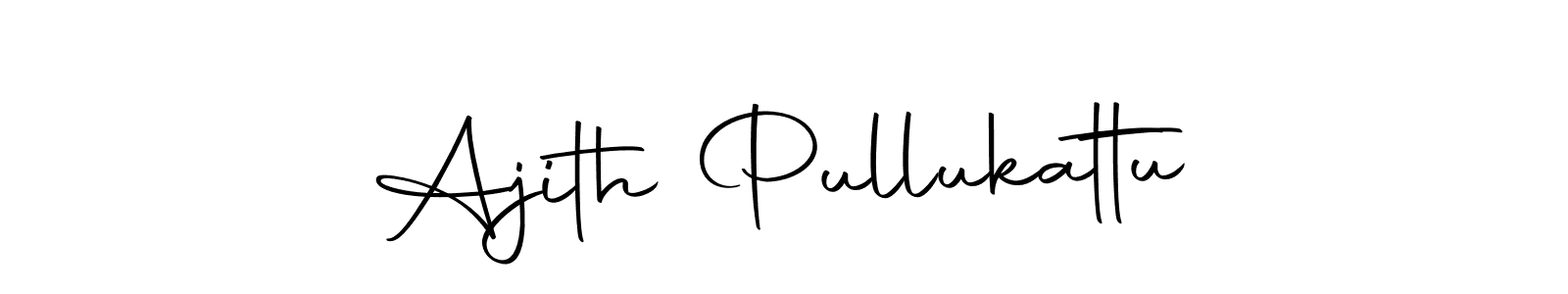 You should practise on your own different ways (Autography-DOLnW) to write your name (Ajith Pullukattu) in signature. don't let someone else do it for you. Ajith Pullukattu signature style 10 images and pictures png