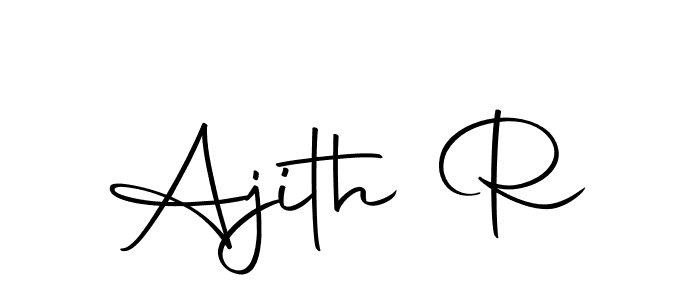 The best way (Autography-DOLnW) to make a short signature is to pick only two or three words in your name. The name Ajith R include a total of six letters. For converting this name. Ajith R signature style 10 images and pictures png