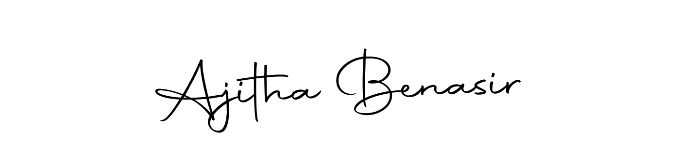 Ajitha Benasir stylish signature style. Best Handwritten Sign (Autography-DOLnW) for my name. Handwritten Signature Collection Ideas for my name Ajitha Benasir. Ajitha Benasir signature style 10 images and pictures png