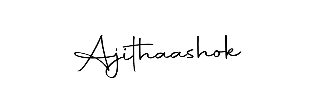 Create a beautiful signature design for name Ajithaashok. With this signature (Autography-DOLnW) fonts, you can make a handwritten signature for free. Ajithaashok signature style 10 images and pictures png