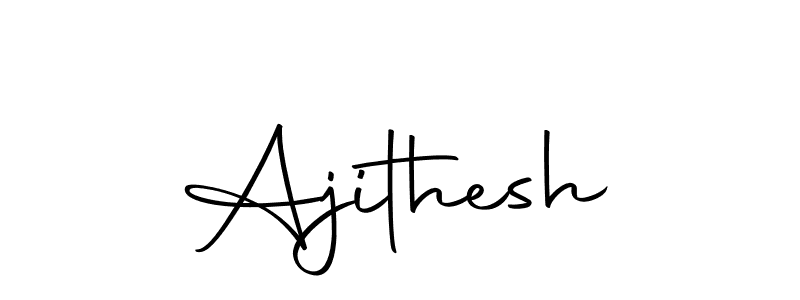 You can use this online signature creator to create a handwritten signature for the name Ajithesh. This is the best online autograph maker. Ajithesh signature style 10 images and pictures png