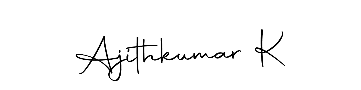 You should practise on your own different ways (Autography-DOLnW) to write your name (Ajithkumar K) in signature. don't let someone else do it for you. Ajithkumar K signature style 10 images and pictures png