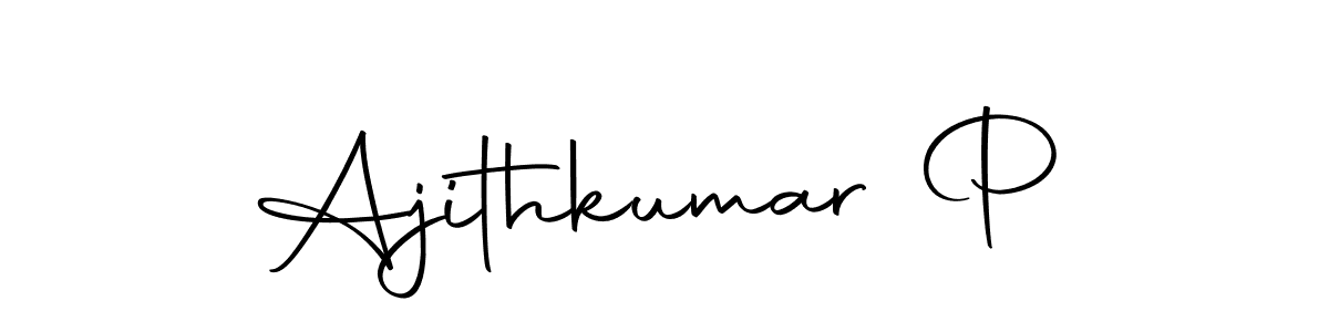 This is the best signature style for the Ajithkumar P name. Also you like these signature font (Autography-DOLnW). Mix name signature. Ajithkumar P signature style 10 images and pictures png