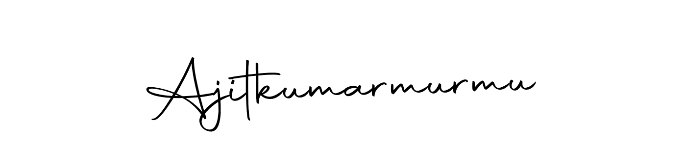 Create a beautiful signature design for name Ajitkumarmurmu. With this signature (Autography-DOLnW) fonts, you can make a handwritten signature for free. Ajitkumarmurmu signature style 10 images and pictures png