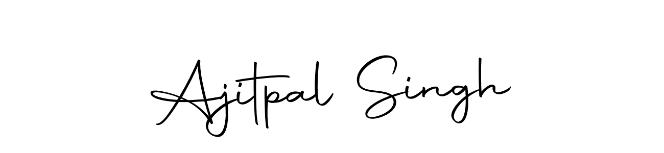 Make a beautiful signature design for name Ajitpal Singh. With this signature (Autography-DOLnW) style, you can create a handwritten signature for free. Ajitpal Singh signature style 10 images and pictures png