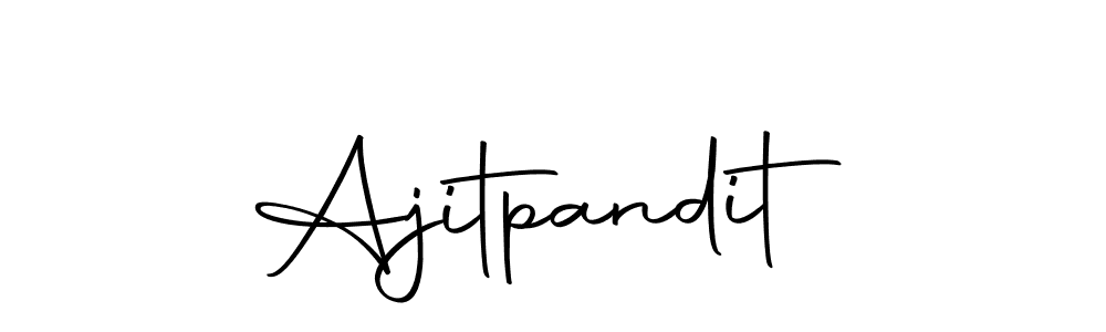 Make a beautiful signature design for name Ajitpandit. With this signature (Autography-DOLnW) style, you can create a handwritten signature for free. Ajitpandit signature style 10 images and pictures png