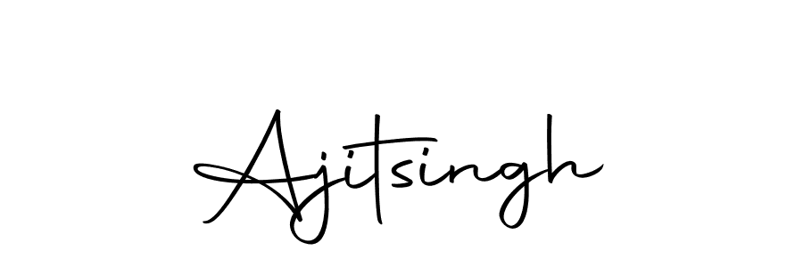 Use a signature maker to create a handwritten signature online. With this signature software, you can design (Autography-DOLnW) your own signature for name Ajitsingh. Ajitsingh signature style 10 images and pictures png