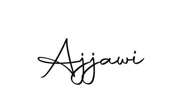 Create a beautiful signature design for name Ajjawi. With this signature (Autography-DOLnW) fonts, you can make a handwritten signature for free. Ajjawi signature style 10 images and pictures png