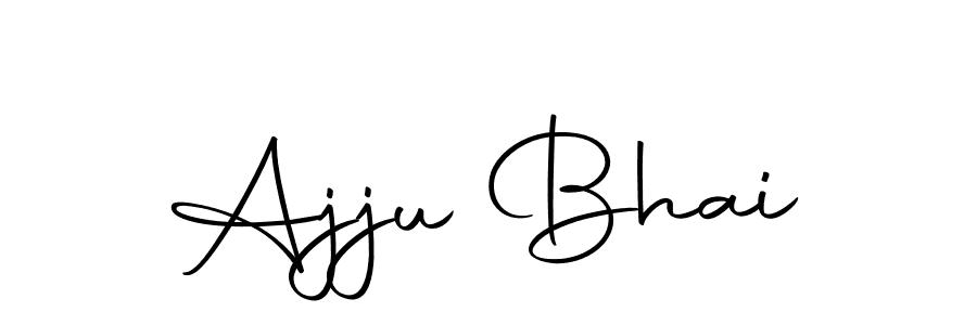 Create a beautiful signature design for name Ajju Bhai. With this signature (Autography-DOLnW) fonts, you can make a handwritten signature for free. Ajju Bhai signature style 10 images and pictures png