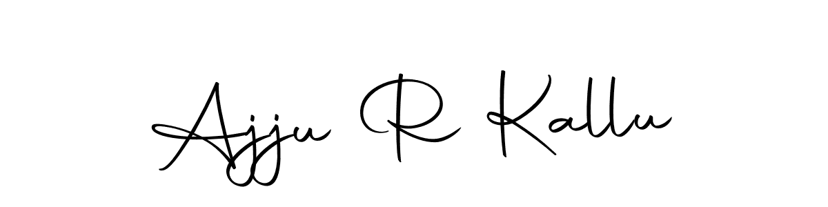 Make a beautiful signature design for name Ajju R Kallu. Use this online signature maker to create a handwritten signature for free. Ajju R Kallu signature style 10 images and pictures png