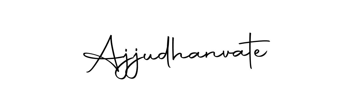 The best way (Autography-DOLnW) to make a short signature is to pick only two or three words in your name. The name Ajjudhanvate include a total of six letters. For converting this name. Ajjudhanvate signature style 10 images and pictures png