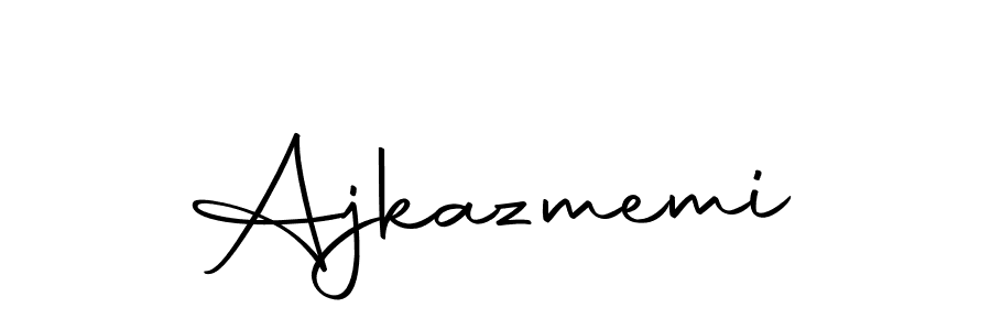 How to make Ajkazmemi signature? Autography-DOLnW is a professional autograph style. Create handwritten signature for Ajkazmemi name. Ajkazmemi signature style 10 images and pictures png