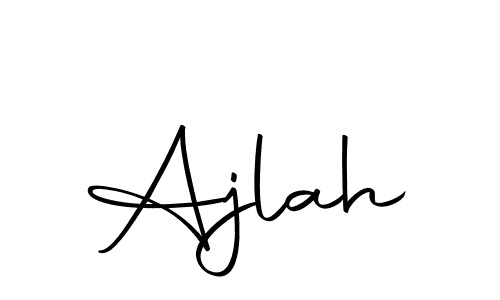 How to make Ajlah signature? Autography-DOLnW is a professional autograph style. Create handwritten signature for Ajlah name. Ajlah signature style 10 images and pictures png