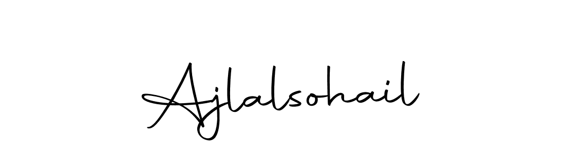 Also we have Ajlalsohail name is the best signature style. Create professional handwritten signature collection using Autography-DOLnW autograph style. Ajlalsohail signature style 10 images and pictures png