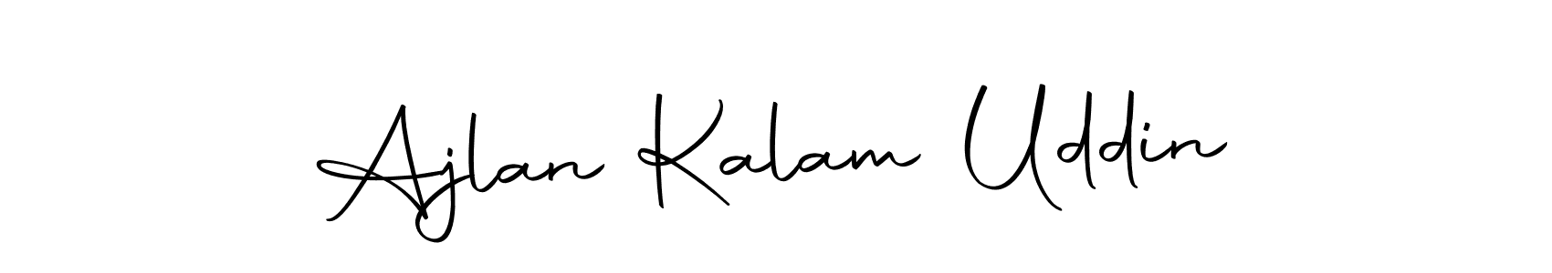 Use a signature maker to create a handwritten signature online. With this signature software, you can design (Autography-DOLnW) your own signature for name Ajlan Kalam Uddin. Ajlan Kalam Uddin signature style 10 images and pictures png