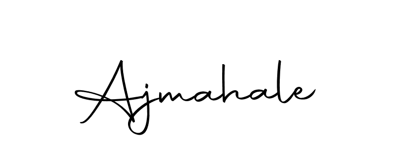 The best way (Autography-DOLnW) to make a short signature is to pick only two or three words in your name. The name Ajmahale include a total of six letters. For converting this name. Ajmahale signature style 10 images and pictures png