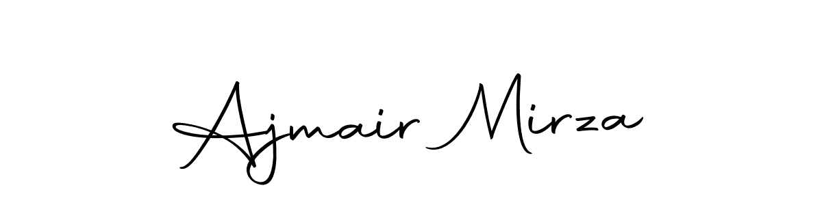 You should practise on your own different ways (Autography-DOLnW) to write your name (Ajmair Mirza) in signature. don't let someone else do it for you. Ajmair Mirza signature style 10 images and pictures png