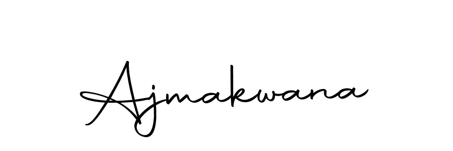 Use a signature maker to create a handwritten signature online. With this signature software, you can design (Autography-DOLnW) your own signature for name Ajmakwana. Ajmakwana signature style 10 images and pictures png