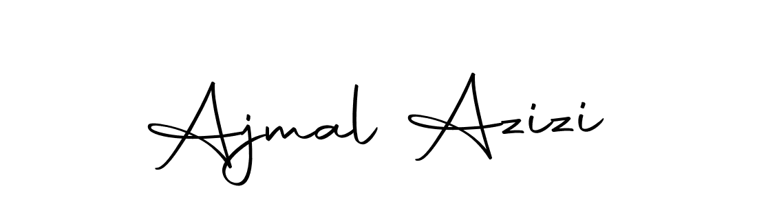 Create a beautiful signature design for name Ajmal Azizi. With this signature (Autography-DOLnW) fonts, you can make a handwritten signature for free. Ajmal Azizi signature style 10 images and pictures png