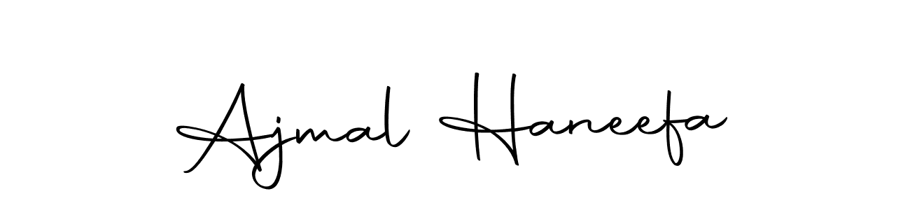 Make a beautiful signature design for name Ajmal Haneefa. With this signature (Autography-DOLnW) style, you can create a handwritten signature for free. Ajmal Haneefa signature style 10 images and pictures png