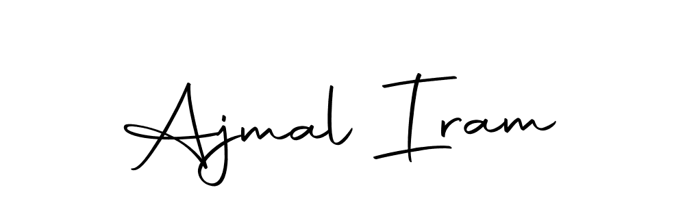 The best way (Autography-DOLnW) to make a short signature is to pick only two or three words in your name. The name Ajmal Iram include a total of six letters. For converting this name. Ajmal Iram signature style 10 images and pictures png