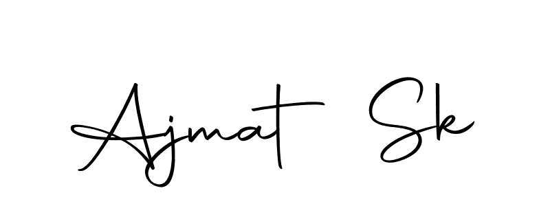 How to make Ajmat Sk signature? Autography-DOLnW is a professional autograph style. Create handwritten signature for Ajmat Sk name. Ajmat Sk signature style 10 images and pictures png
