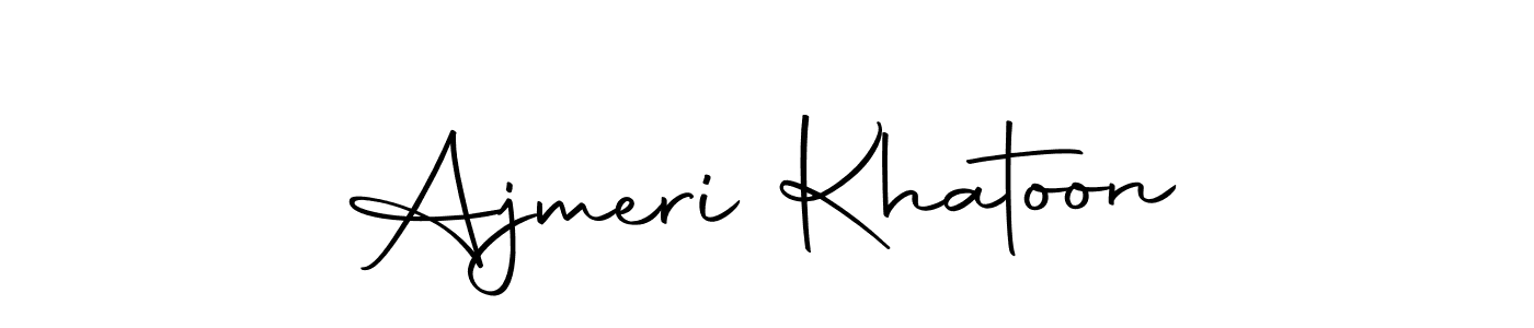 You should practise on your own different ways (Autography-DOLnW) to write your name (Ajmeri Khatoon) in signature. don't let someone else do it for you. Ajmeri Khatoon signature style 10 images and pictures png