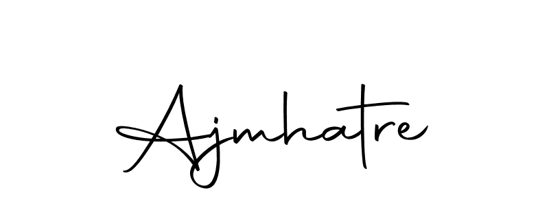 Here are the top 10 professional signature styles for the name Ajmhatre. These are the best autograph styles you can use for your name. Ajmhatre signature style 10 images and pictures png