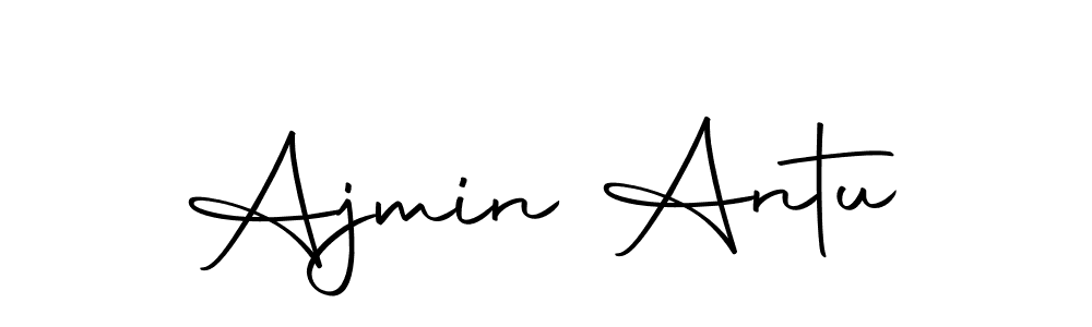 Make a beautiful signature design for name Ajmin Antu. With this signature (Autography-DOLnW) style, you can create a handwritten signature for free. Ajmin Antu signature style 10 images and pictures png