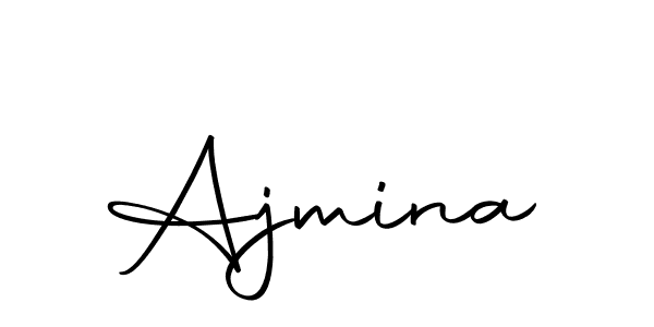 Design your own signature with our free online signature maker. With this signature software, you can create a handwritten (Autography-DOLnW) signature for name Ajmina. Ajmina signature style 10 images and pictures png