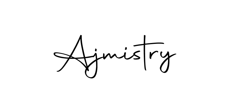 Similarly Autography-DOLnW is the best handwritten signature design. Signature creator online .You can use it as an online autograph creator for name Ajmistry. Ajmistry signature style 10 images and pictures png