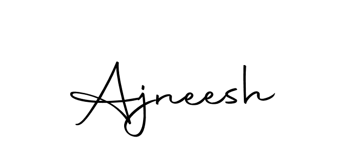 The best way (Autography-DOLnW) to make a short signature is to pick only two or three words in your name. The name Ajneesh include a total of six letters. For converting this name. Ajneesh signature style 10 images and pictures png