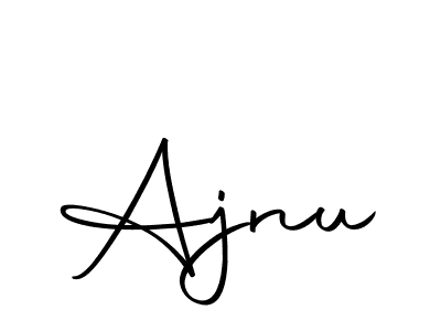 Use a signature maker to create a handwritten signature online. With this signature software, you can design (Autography-DOLnW) your own signature for name Ajnu. Ajnu signature style 10 images and pictures png